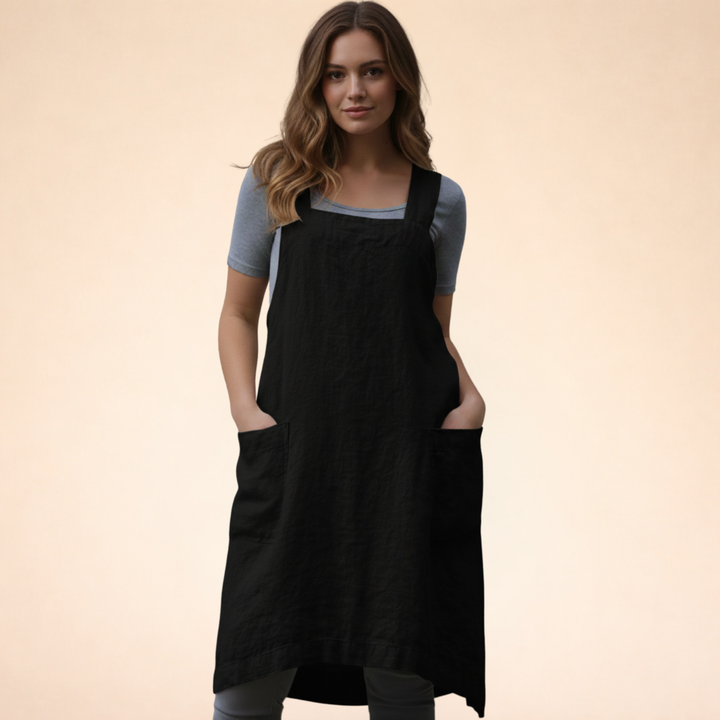 Sandra | Elegant Comfortable Apron Dress