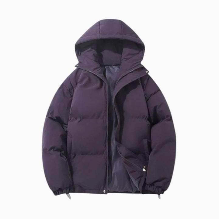 Aiden | Kapuzen Pufferjacke für Herren – Gemütliche Steppoptik
