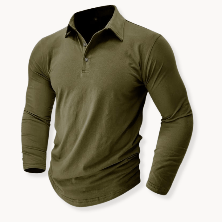 Andrei | Langarm Poloshirt – Casual Stil für Herren