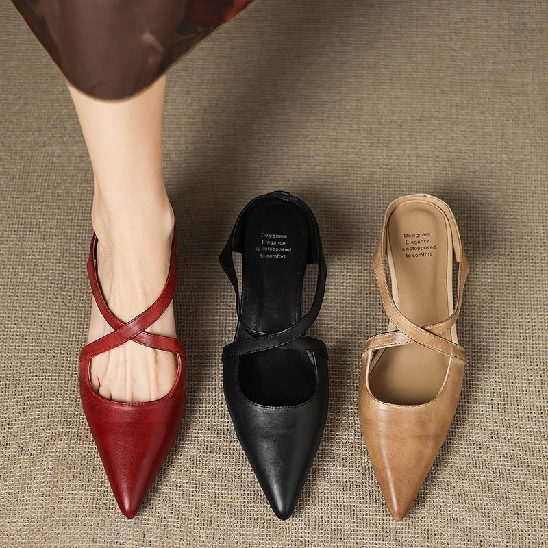 Isabella | Modern and Elegant Leather Slides