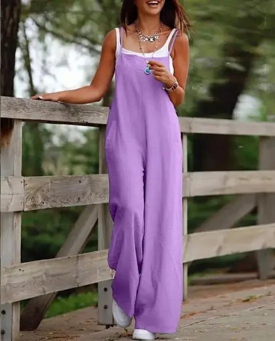 Elfriede | Damen Jumpsuit – Weit Beinschnitt für stilvolle Looks