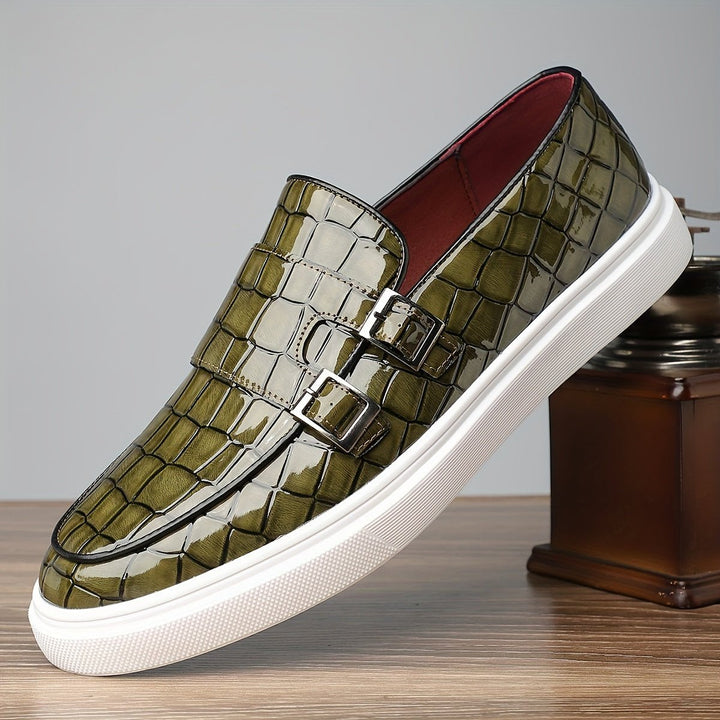 Xavier | Textured Slip-On Loafers – Bequeme Eleganz für Herren