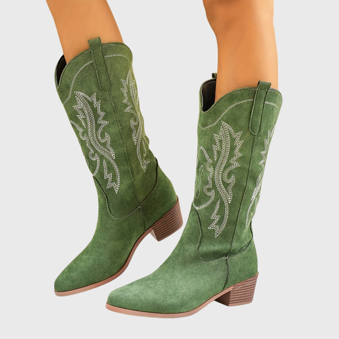 Lara | Elegant Western-Style Cowboy Boots for Women