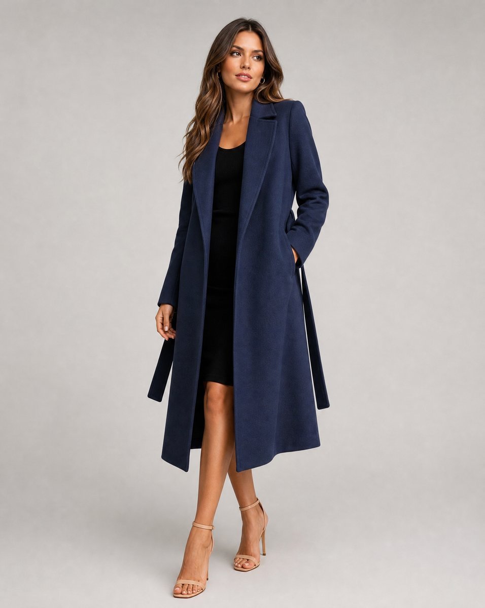 Clara | Trench Coat – Elegant Long Style for Women
