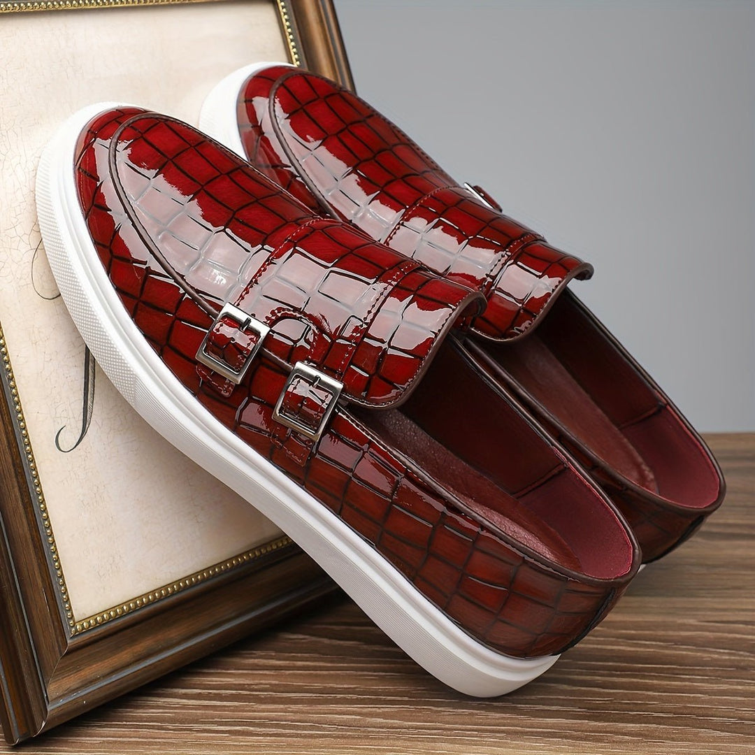 Xavier | Textured Slip-On Loafers – Bequeme Eleganz für Herren