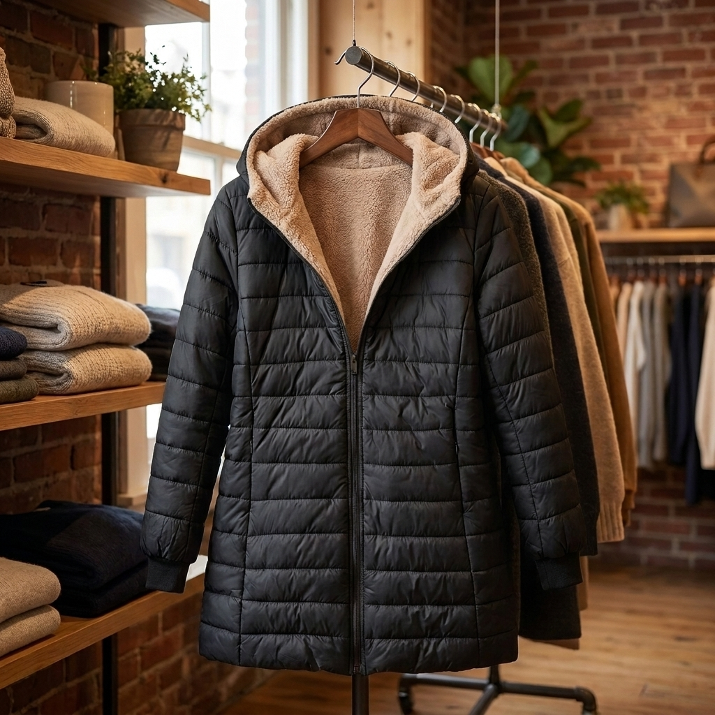 DAHLIA | Mid-Length Parka – Bequeme Übergangsjacke