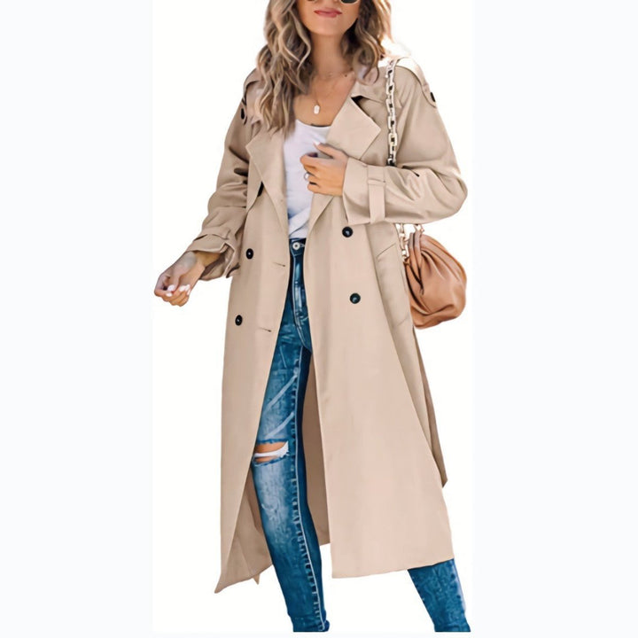Alessia | Stilvoll Oversized Trenchcoat Mit Gürtel