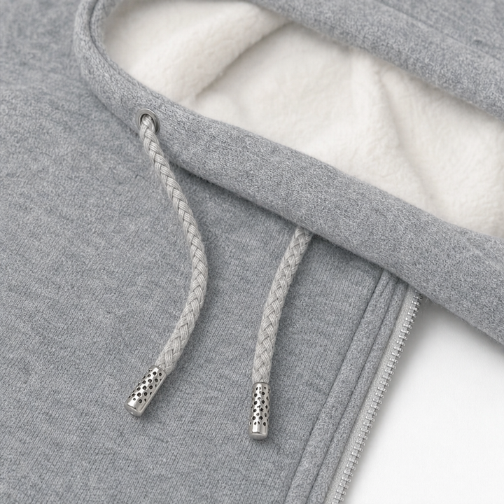 Wearbella | Cable-Knit Longline Zip-Up Hoodie – Bequemer Style für jeden Tag