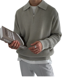 Jonas | Elegant and Comfortable Zip-Up Sweater