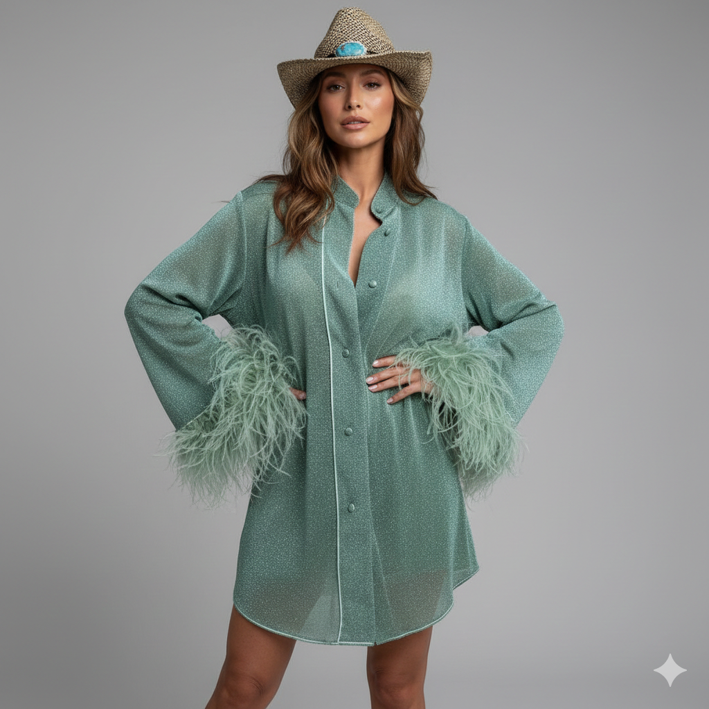 Janina | Elegant and Comfortable Two-Piece Set with Stand-Up Collar