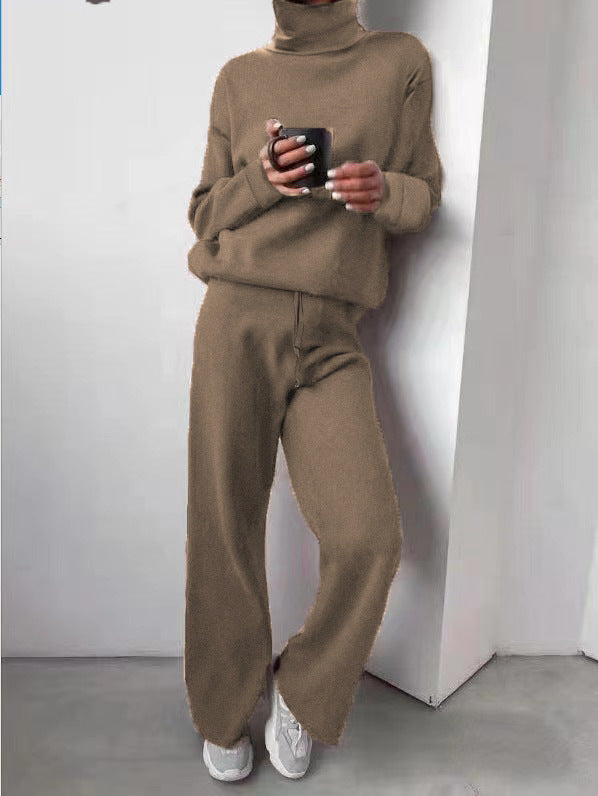 Elena | Elegant and Cozy Two-Piece Set with Turtleneck