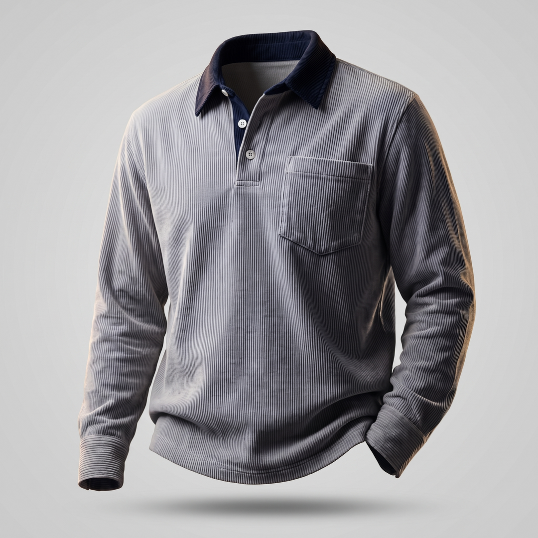Rowley | Polohemd aus Cord – Eleganter, zeitloser Stil für Männer