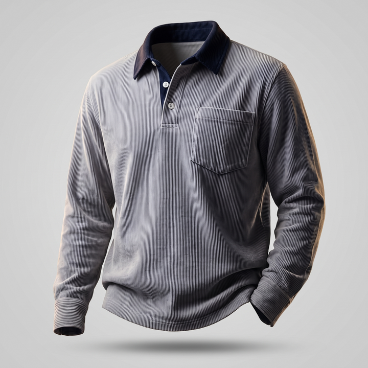 Rowley | Polohemd aus Cord – Eleganter, zeitloser Stil für Männer