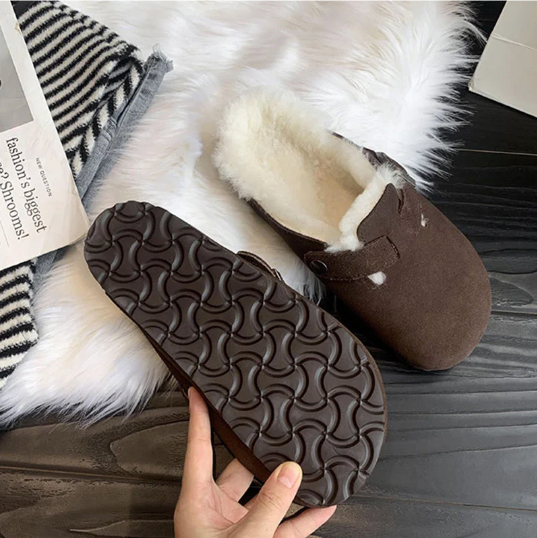 Juliane | Bequeme Clogs – Flauschig und Stützend für jeden Tag