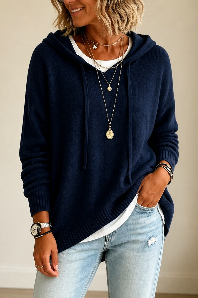 Wearbella | Hooded Knit Sweater – Bequemer Look für Frauen