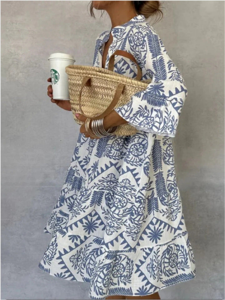 Charlotte | Enchanting and Airy Floral Tunic Dress