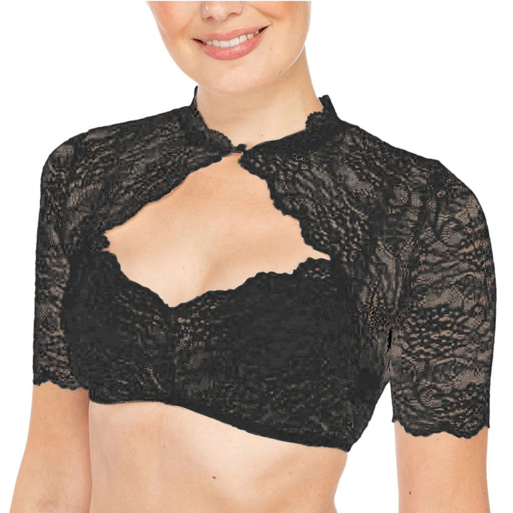 Julia | Oktoberfest Dirndl Blouse with Elegant Lace Details