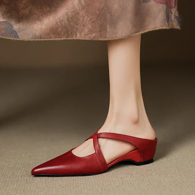 Isabella | Modern and Elegant Leather Slides