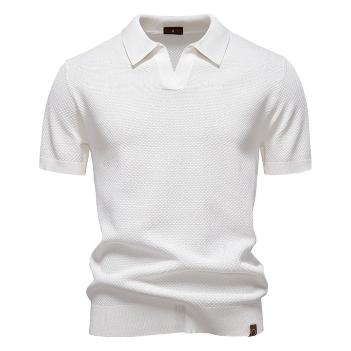 Carter | Polo-Shirt – Klassisches Strukturiertes Design für Männer