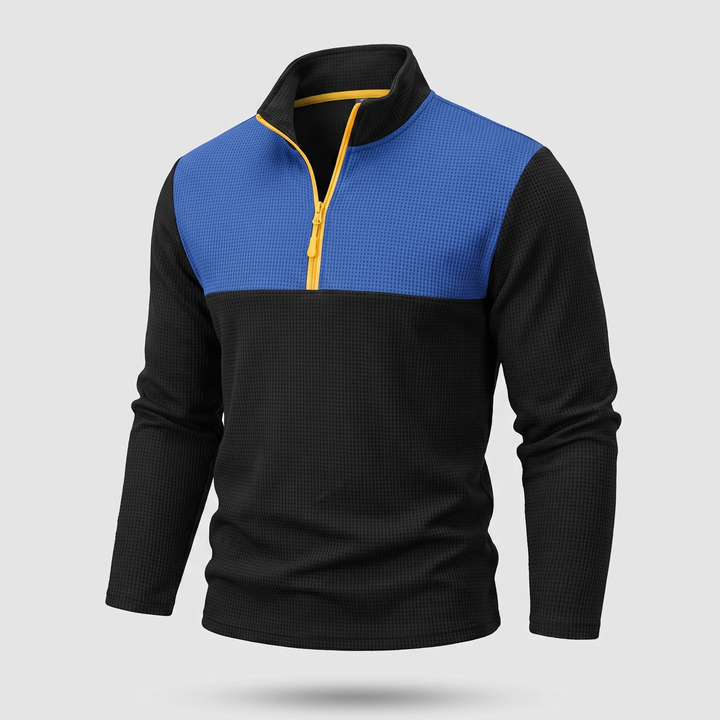 Chesterfield | Zip Polo – Elegante Baumwoll-Layer für Männer