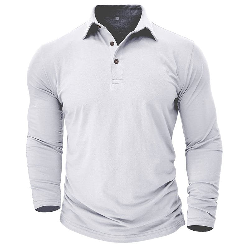 Owen | Langärmeliges Polo – Stilvolle Eleganz für Männer
