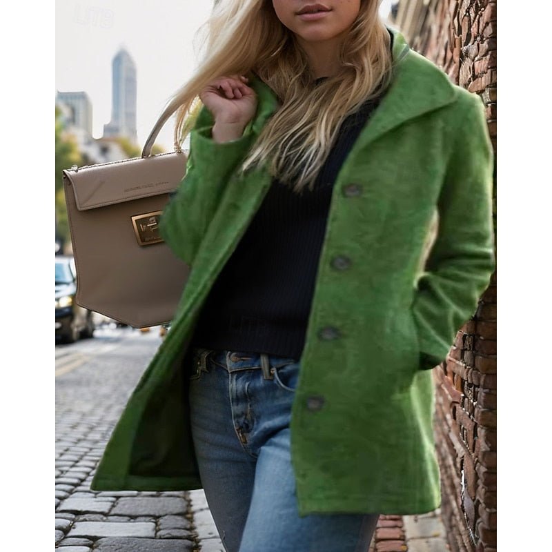 Rosalind | Turndown Collar Coat – Timeless Everyday Style for Women