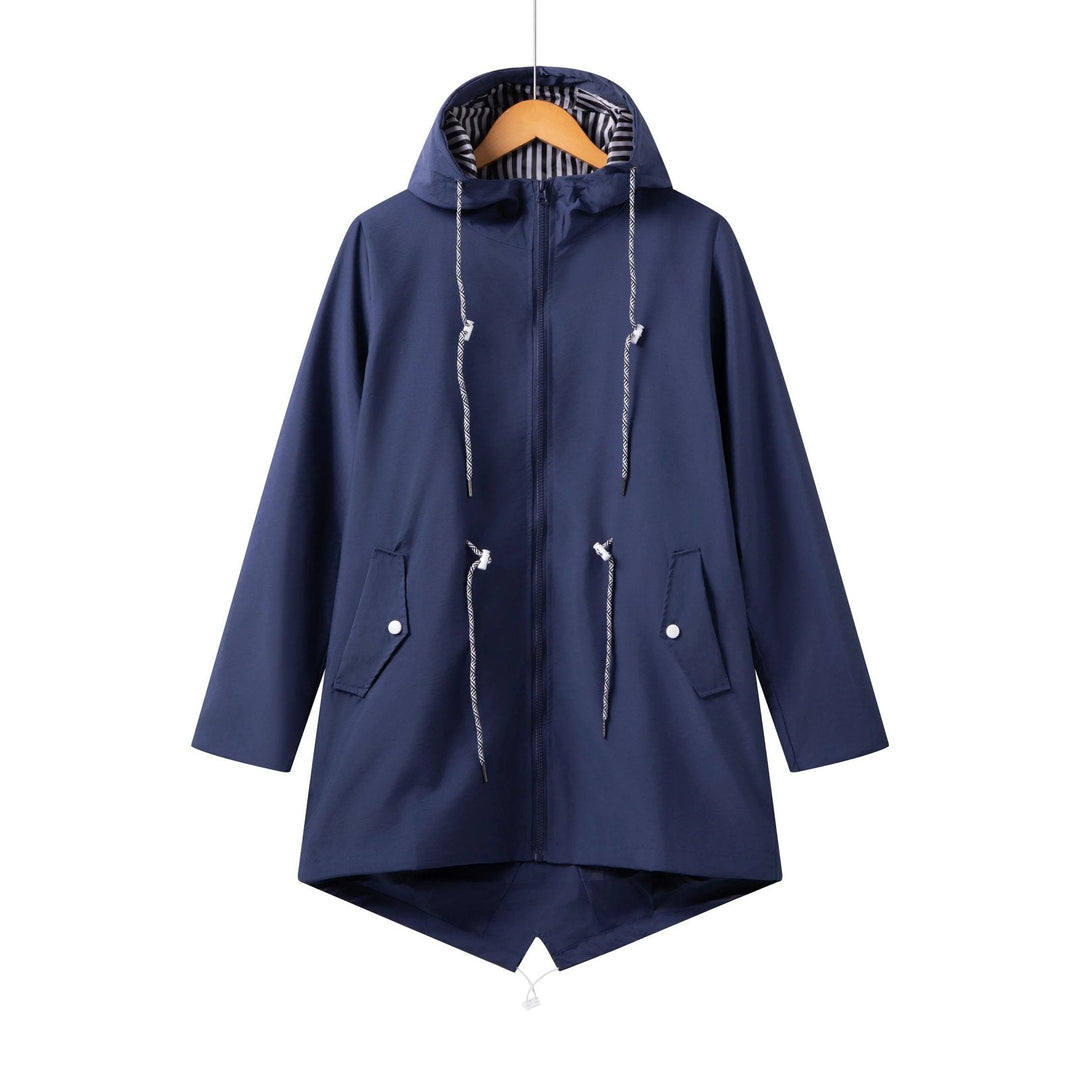 Sophia | Waterproof Trench Coat – Practical Hooded Style for Women
