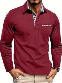Peter | Modernes Langarm-Poloshirt für Herren mit vielseitigem Stil