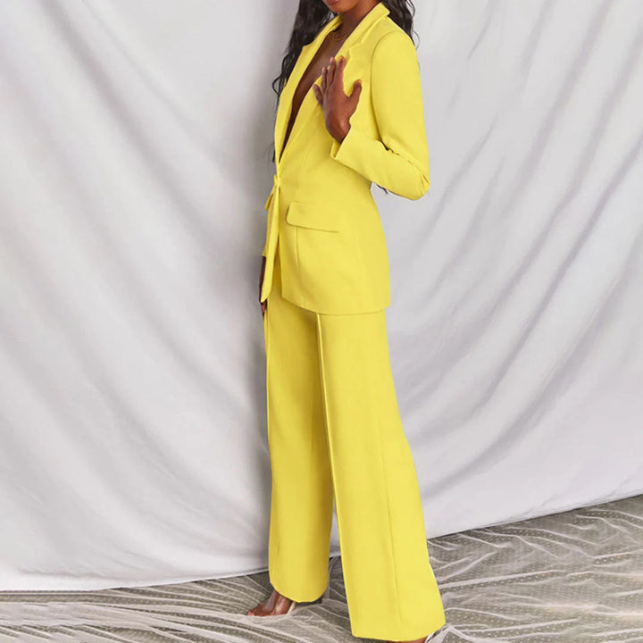 Elizabeth | Elegantes Zweiteiliges Blazer und Hosen-Set Für Damen