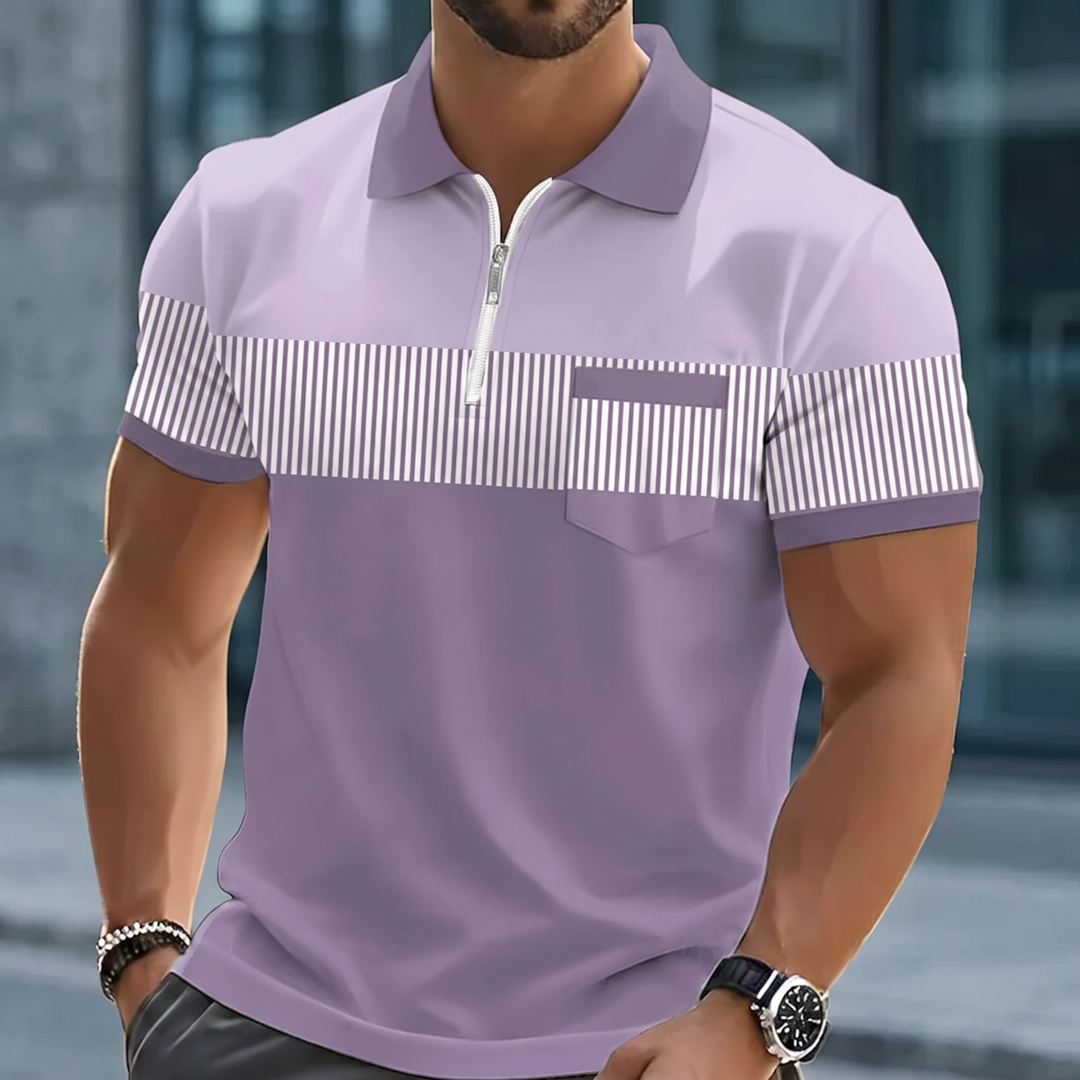Radmere | Zip-Collar Polo Shirt – Atmungsaktives Design für Männer
