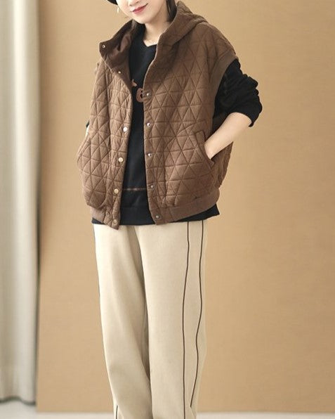 Victoria | Sporty and Warm Women's Winter Vest with Hood