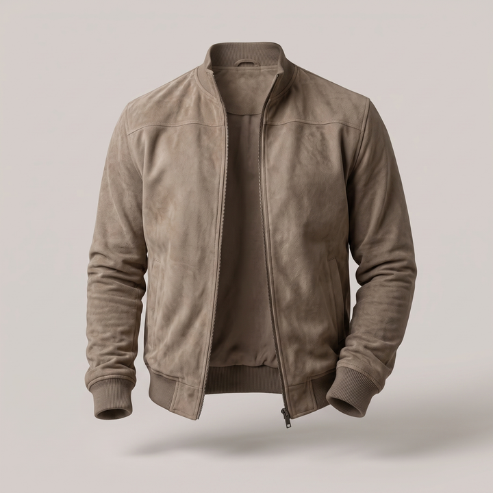 Montclair | Suede Bomber Jacket – Klassischer Stil für Männer