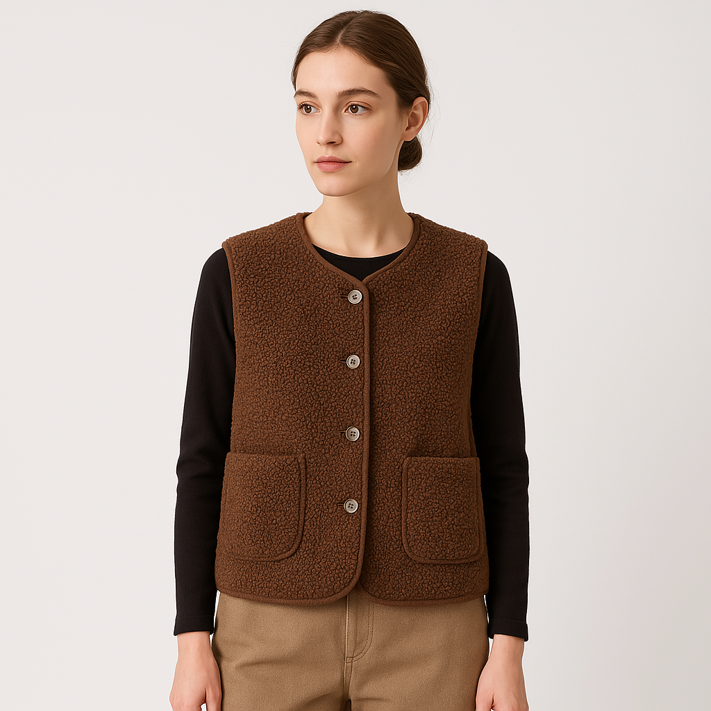 Johanna | Cozy and Modern Women's Teddy Vest
