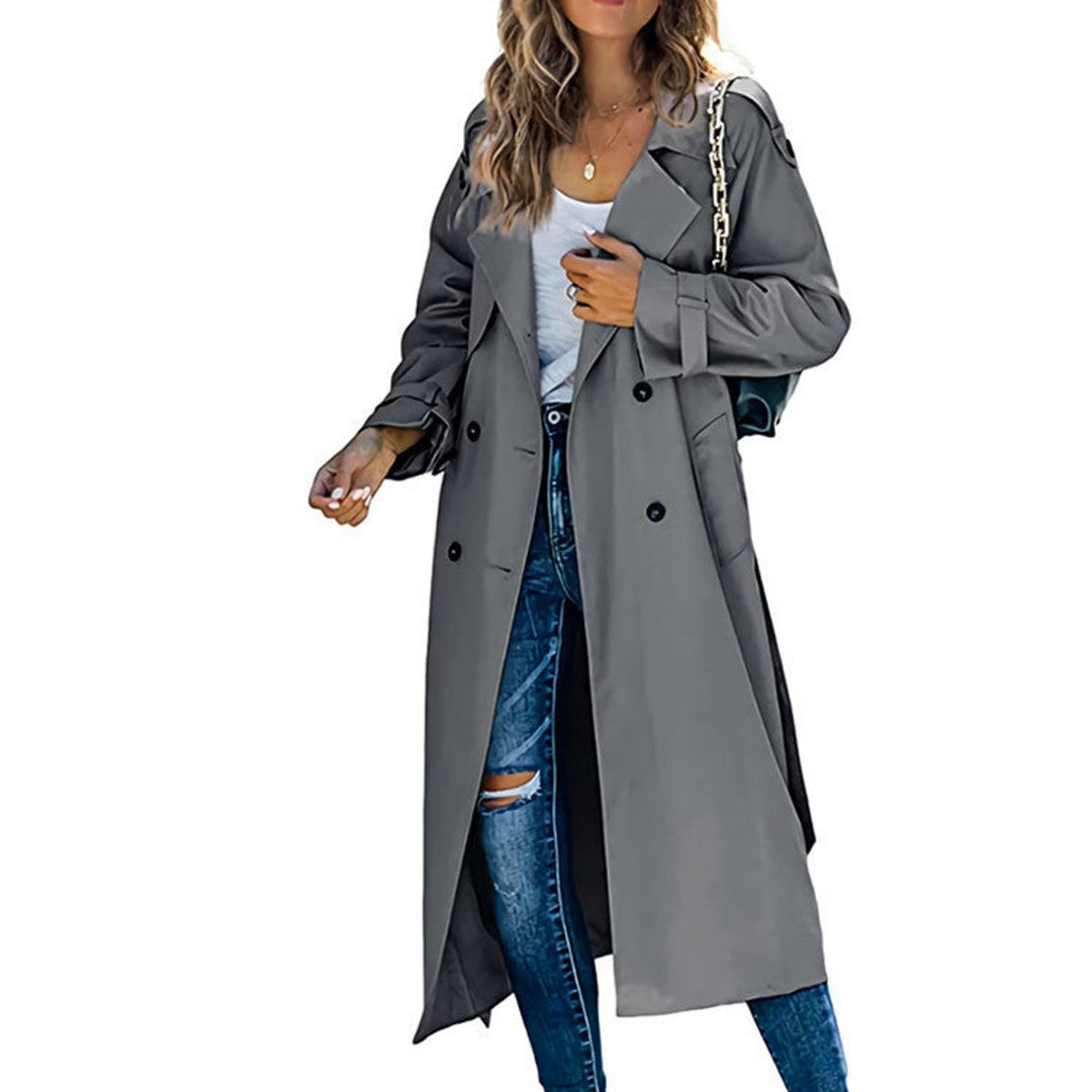 Alessia | Stilvoll Oversized Trenchcoat Mit Gürtel