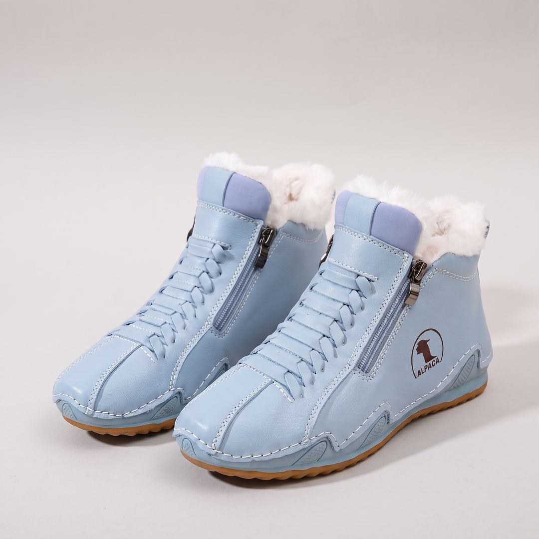 Alpaca | Winterstiefel mit Fellfutter – Warme kuschelige Schuhe für Frauen