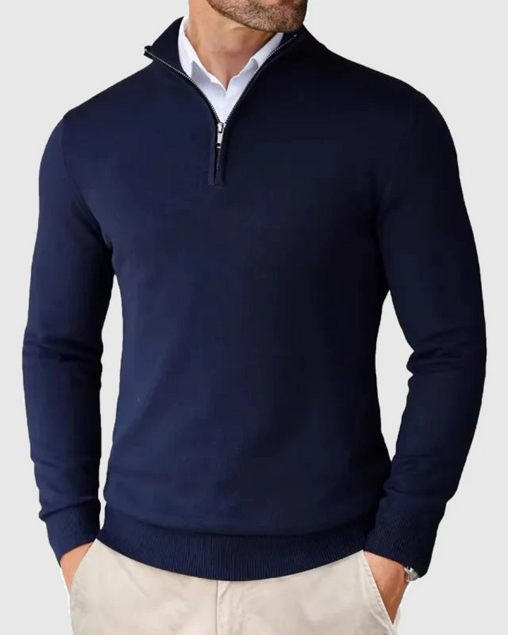 Romeo | Zip Sweater – Eleganter, bequemer Stil für Männer