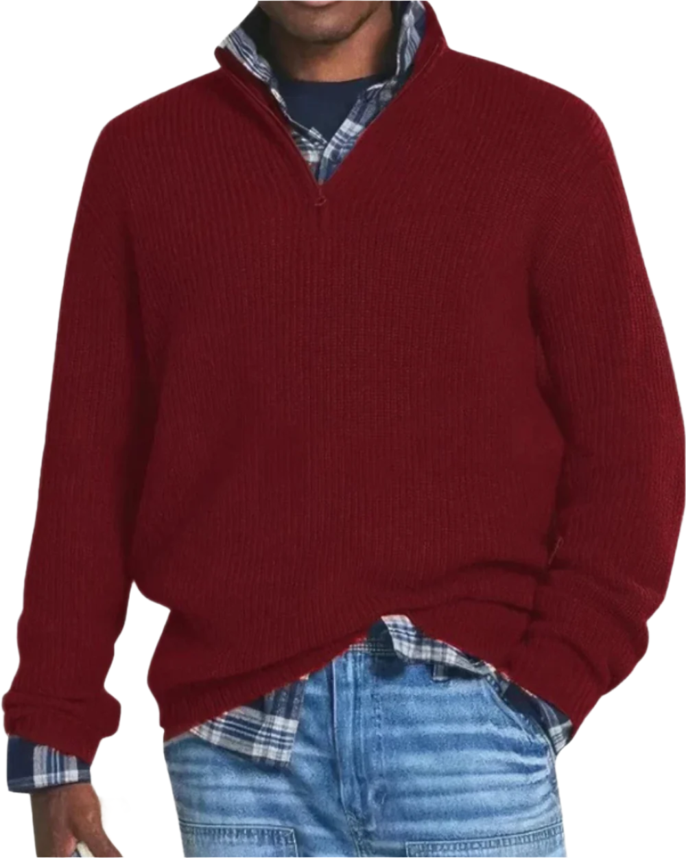 Dario | Zip Sweater – Moderner Stil für Männer