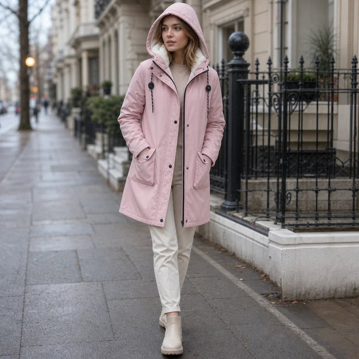 Everwarm | Long Hooded Parka für Frauen – Stylisch und Warm