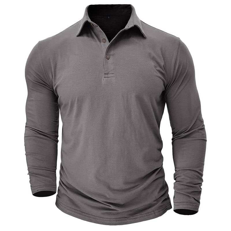 Owen | Langärmeliges Polo – Stilvolle Eleganz für Männer