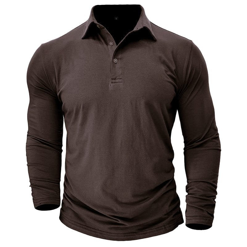 Owen | Langärmeliges Polo – Stilvolle Eleganz für Männer