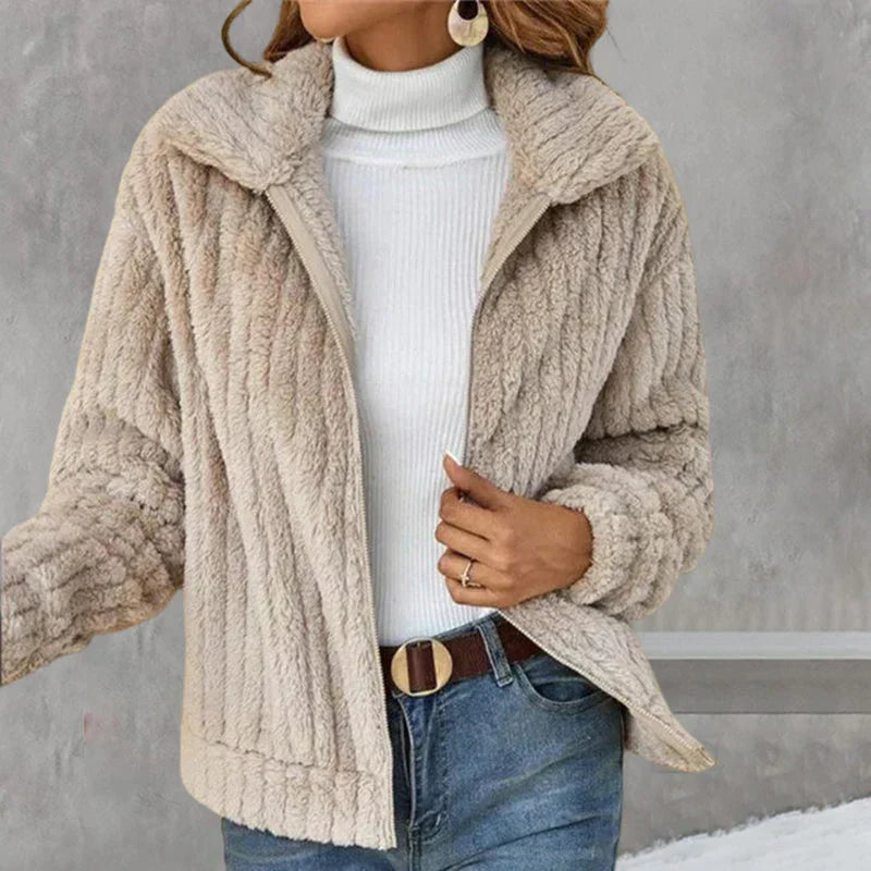 Hannah | Short, Modern Knitted Cardigan for Women