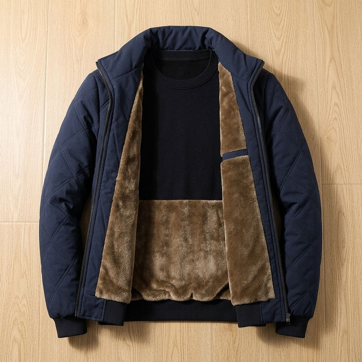 Maximilian | Steppjacke für Herren mit wärmendem Fleece-Innenfutter