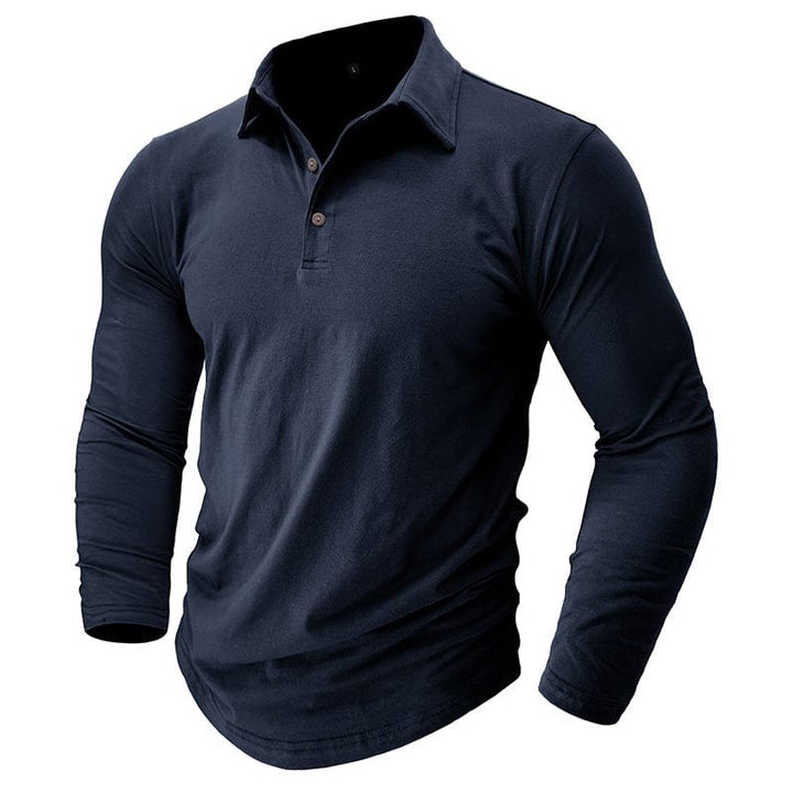 Owen | Langärmeliges Polo – Stilvolle Eleganz für Männer