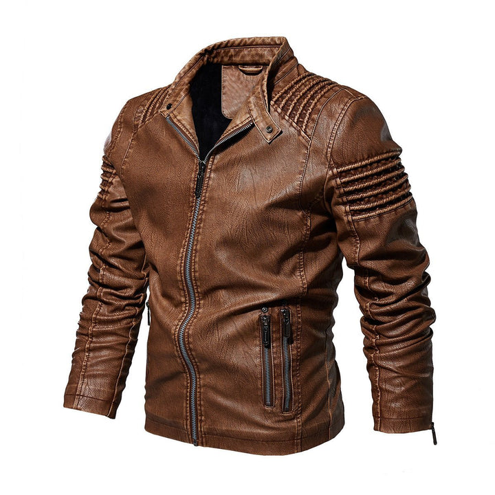 Charlie | Faux Leather Jacket – Biker-Style for Men