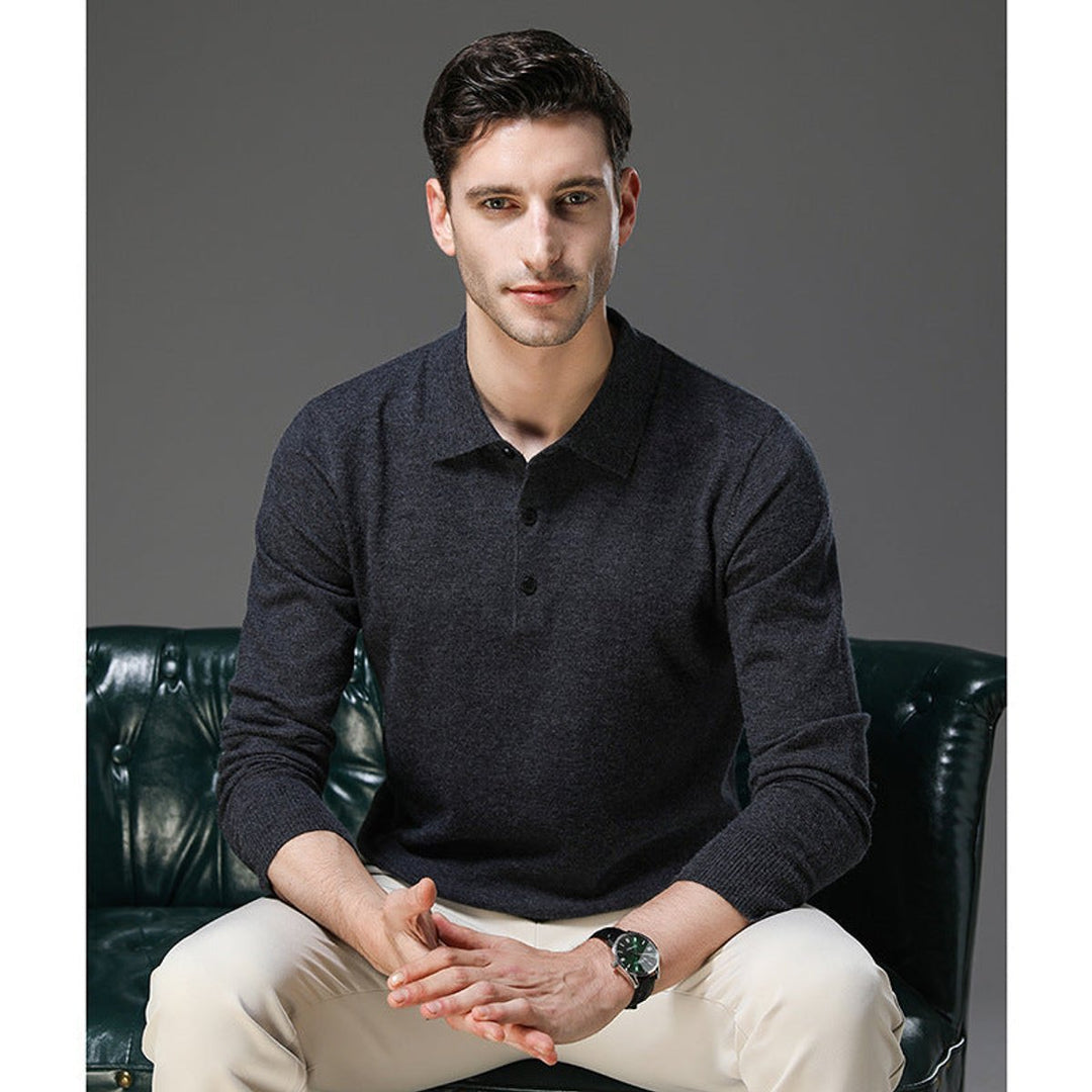Sebastian | Knitted Sweater – Luxurious Cashmere Style for Men