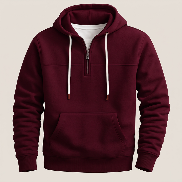 Ravelle | Hoodie – Bequemer Viertelreißverschluss für Herren