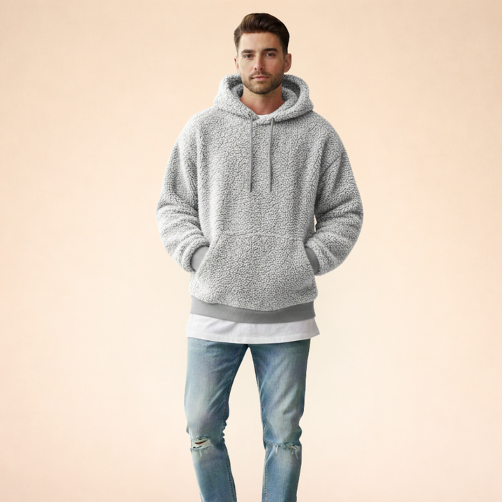 Andreas | Fluffy warm and versatile hoodie