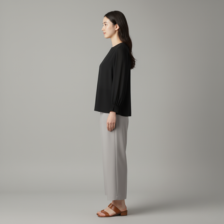 Luna | Bequeme Langarmbluse