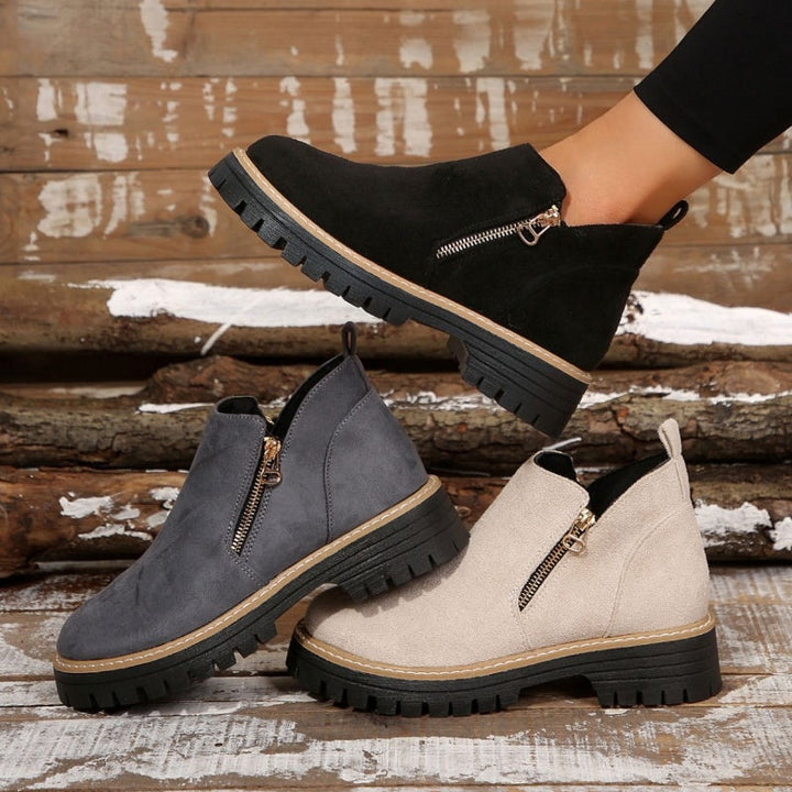 Stephanie | Elegant and Modern Platform Ankle Boots