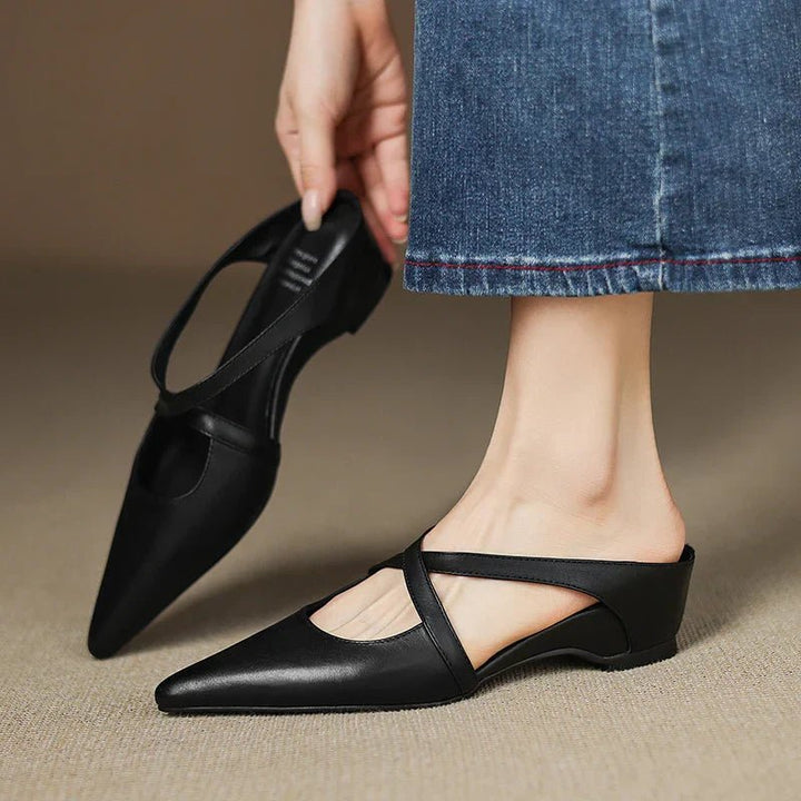 Isabella | Modern and Elegant Leather Slides